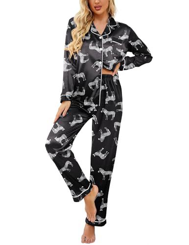 Women's Cuban Collar Leopard Print Long Sleeve Shirt Set