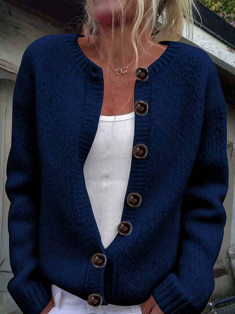 Women's Loose Knit Cardigan Sweater Coat