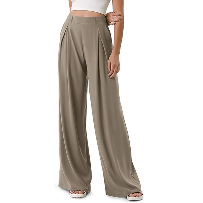 High-Waisted Wide-Leg Flared Lounge Pants for Women