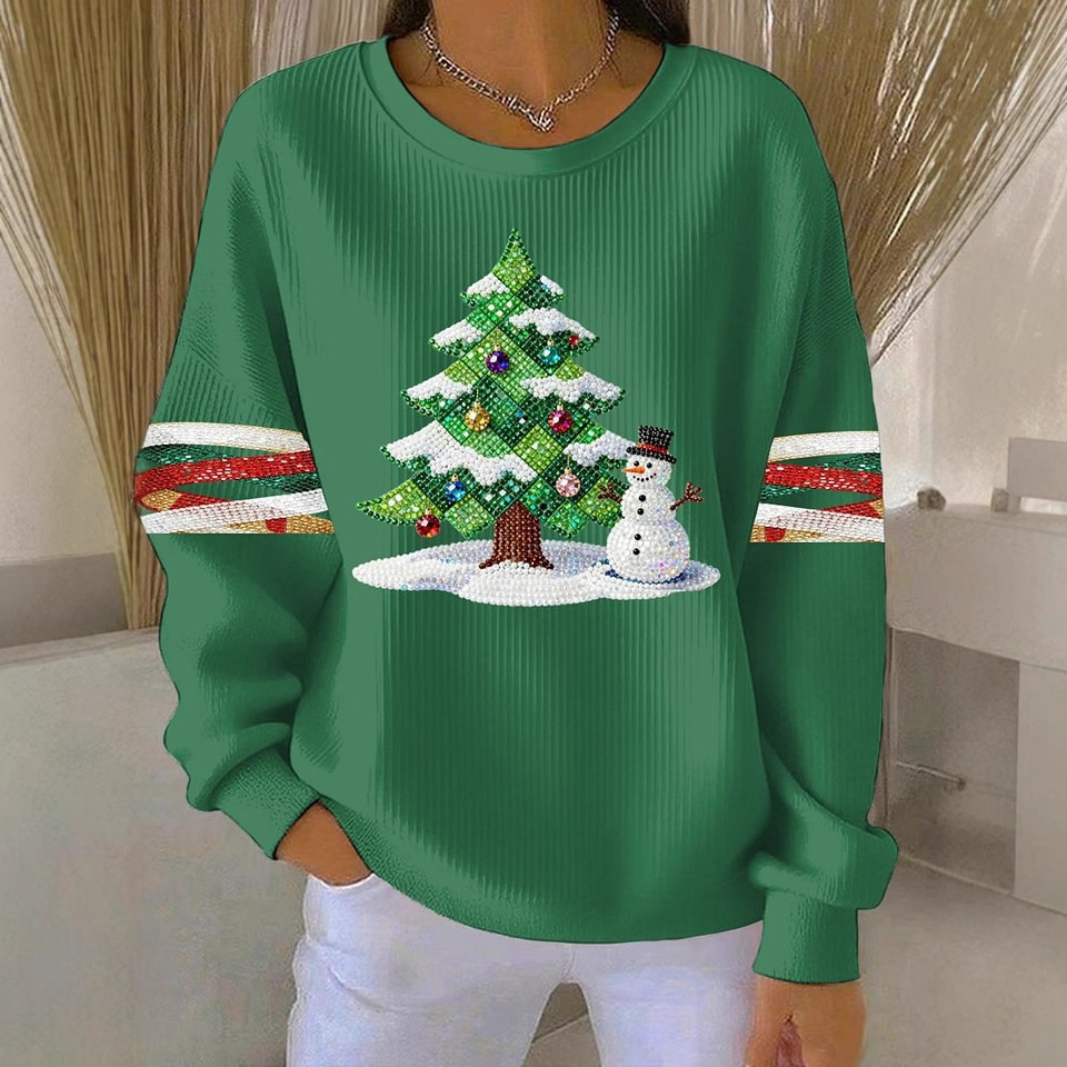 Christmas Pullover Women's Sweatshirt Oversized Crewneck