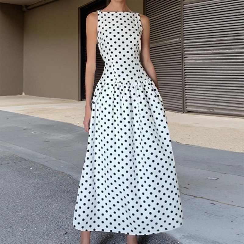 Women's Halter Neck Midi Dress for Beach Vacation