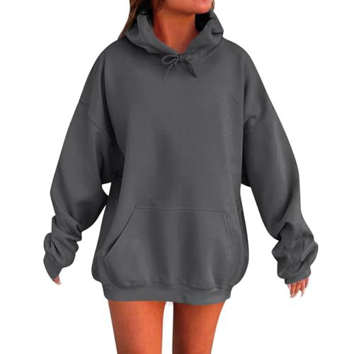 Women's Elegant Print Hoodie Long Sleeve Crew Neck