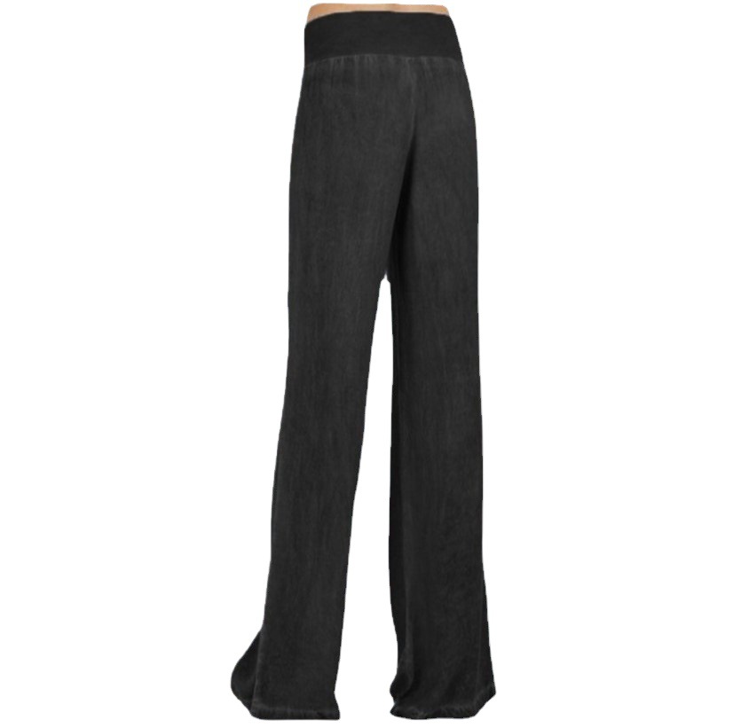Women's Plus Size Wide-Leg Jeans Lightweight Tencel Denim Pants