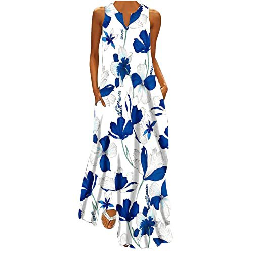 Women's Floral Butterfly Print Pleated Midi Dress