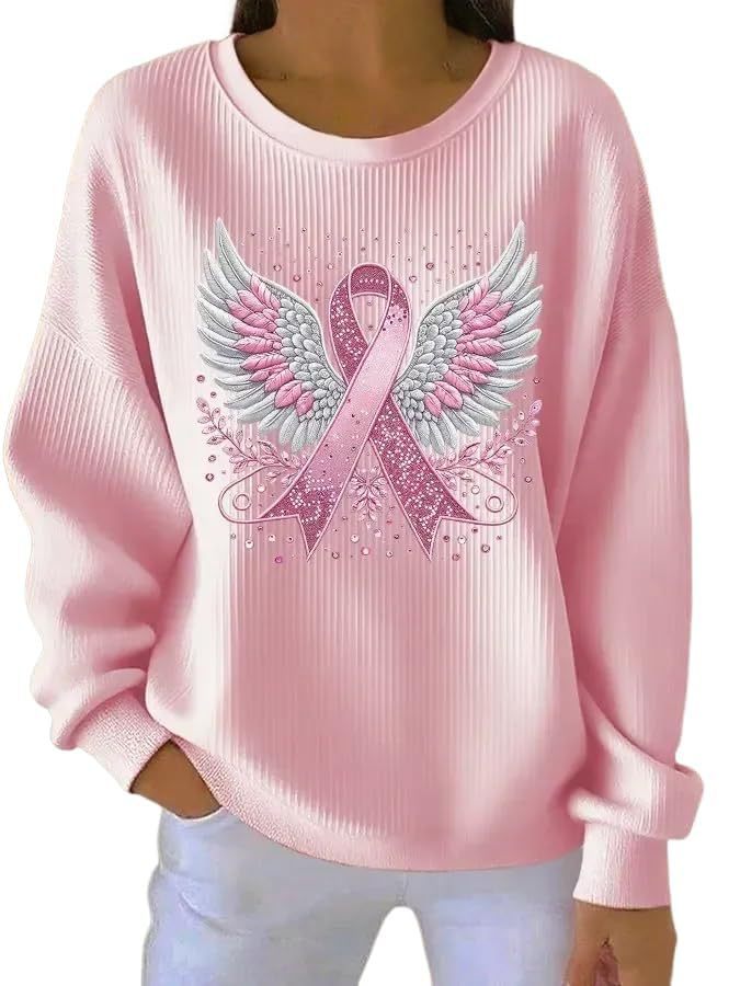 Angel Wings Ribbon Bow Print Women's Hoodie