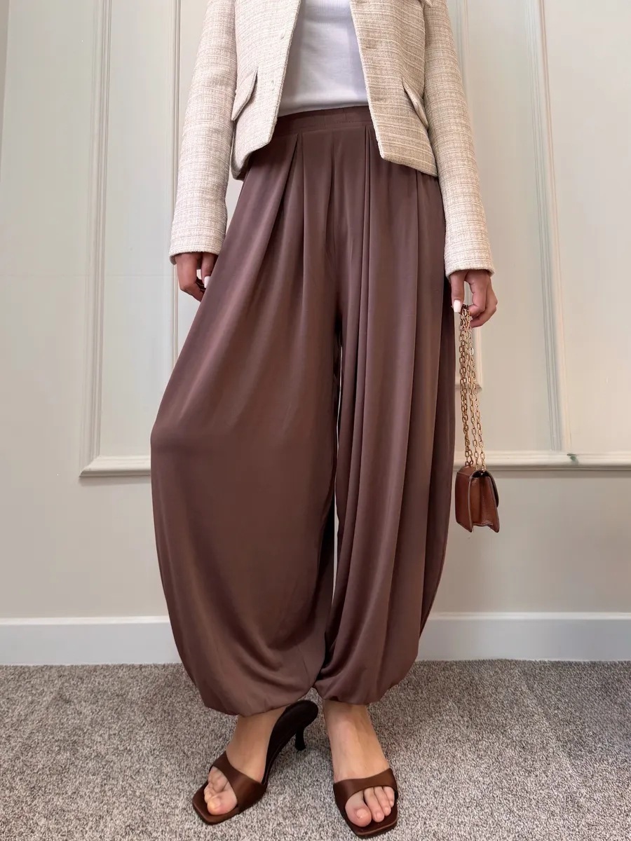 Women's Wide-Leg Pants with Pockets, Loose Casual Streetwear