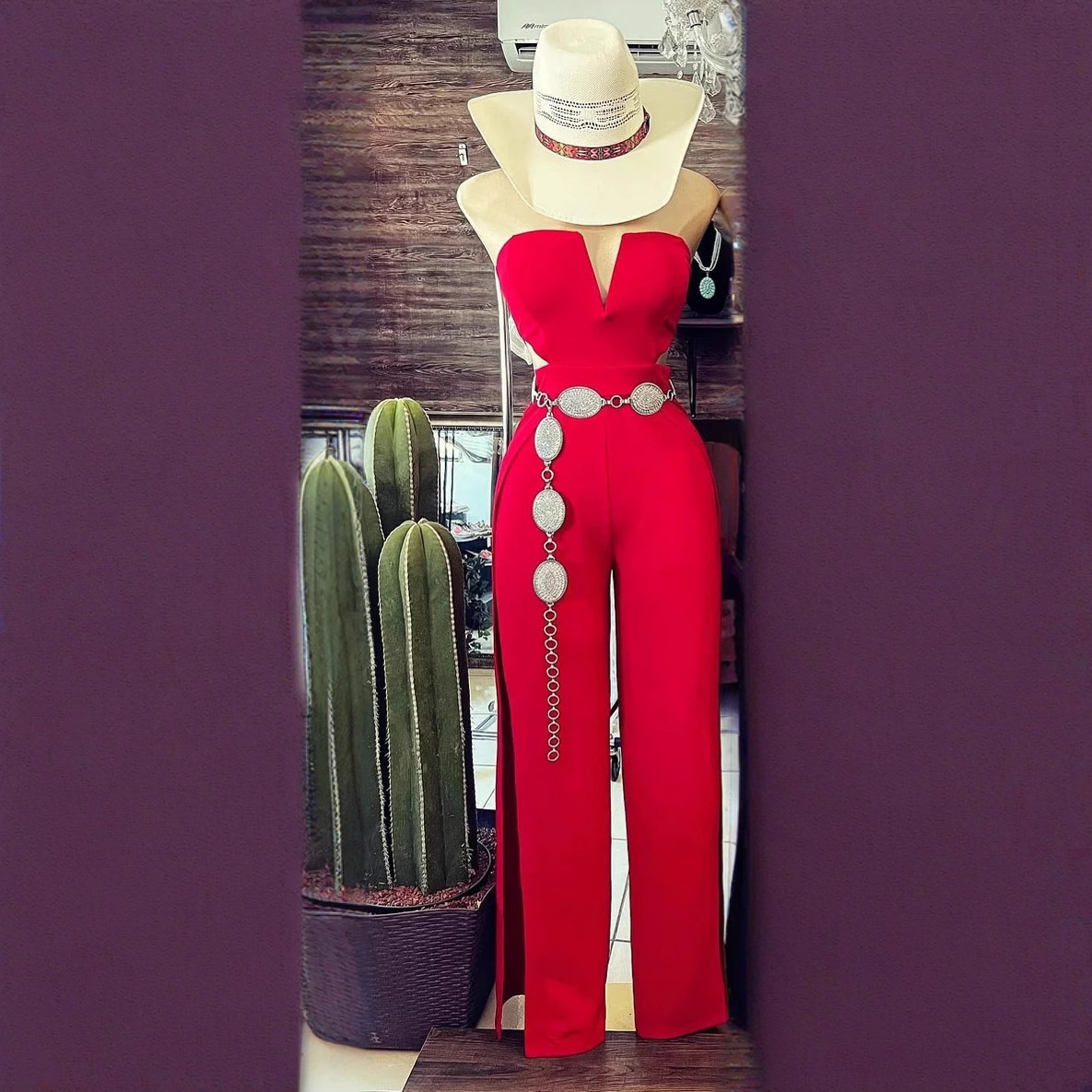 Sleeveless Split Solid Tube Dress