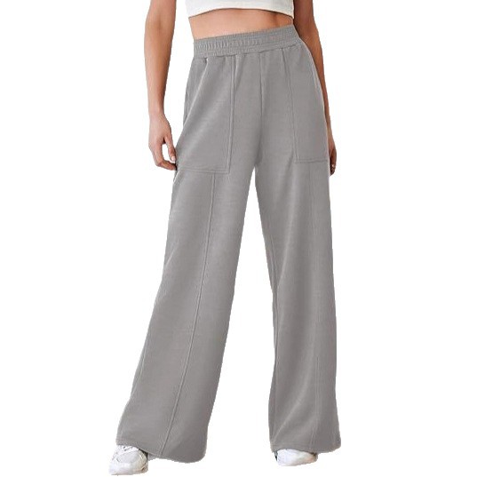 Women's High-Waist Wide-Leg Casual Pants