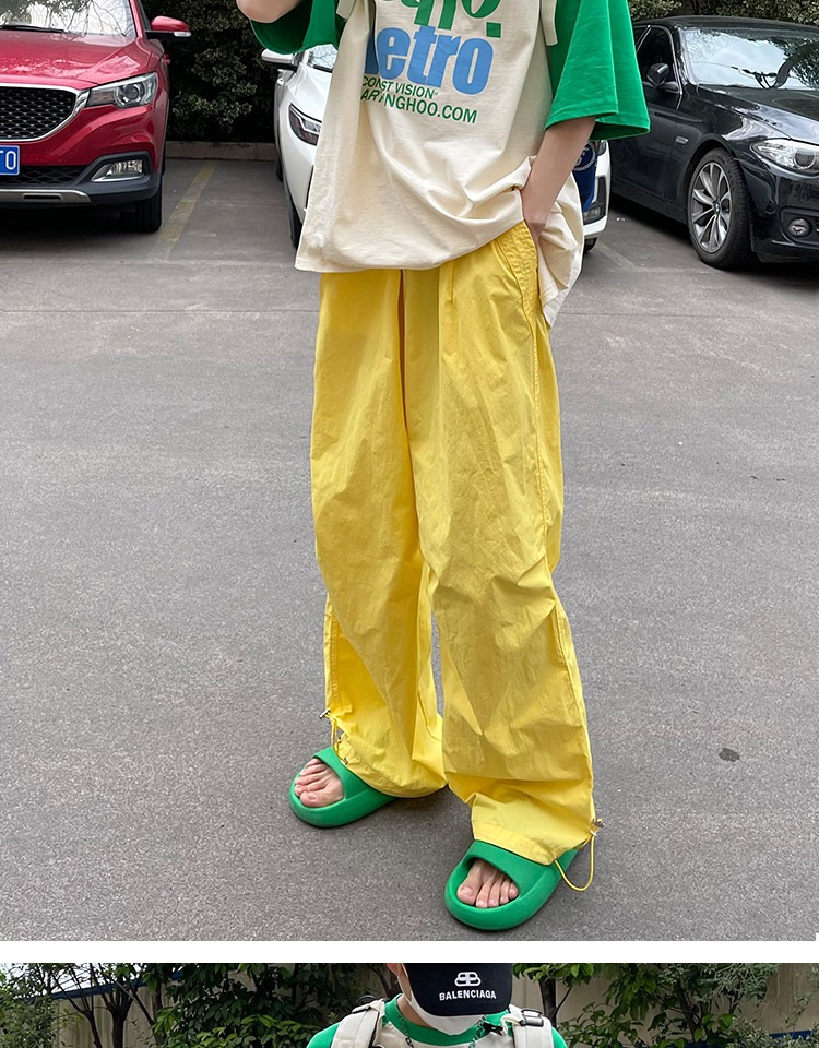 Women's Quick-Dry Cargo Pants High-Waist Loose Fit