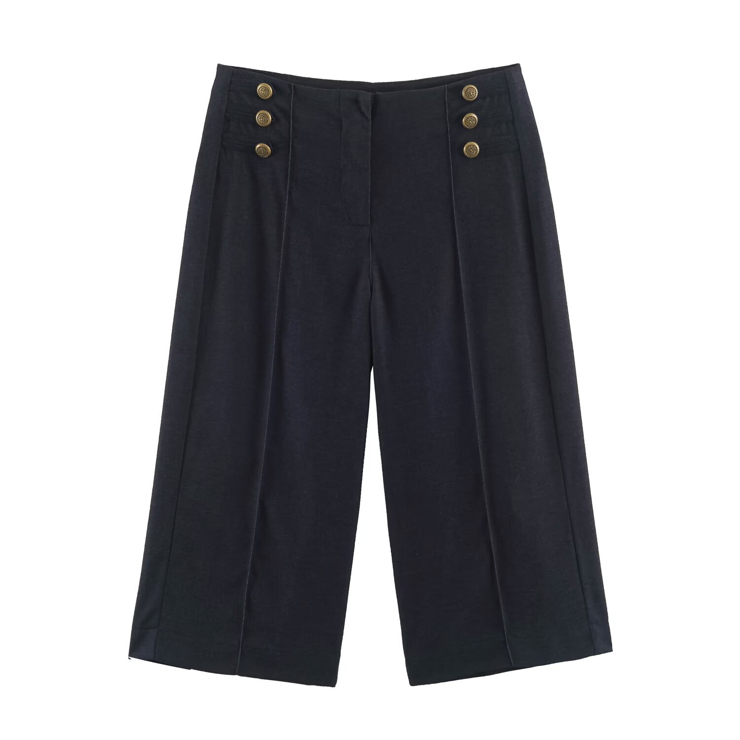 Women's Button-Detail Blazer and Shorts Set