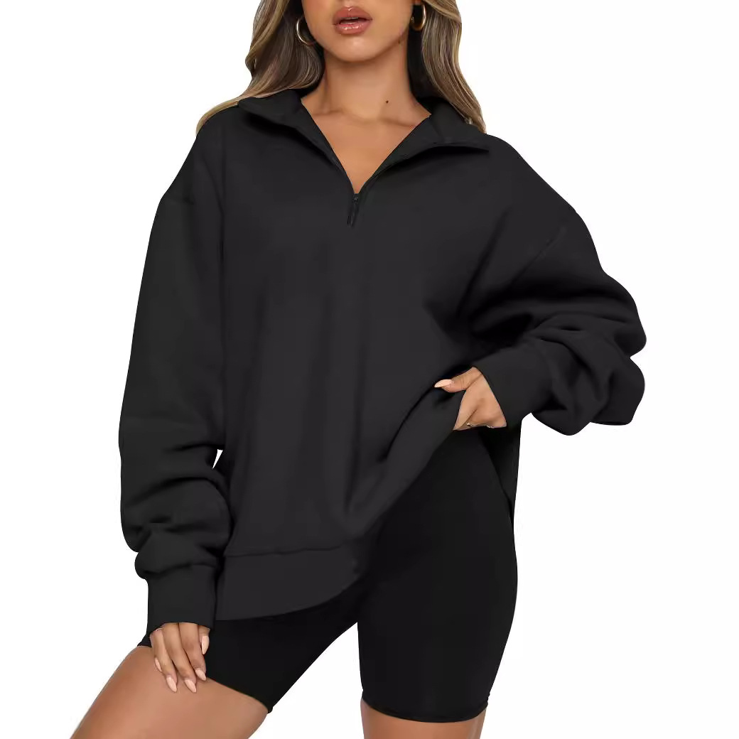 Women's Casual Long-Sleeve Pullover Sweatshirt