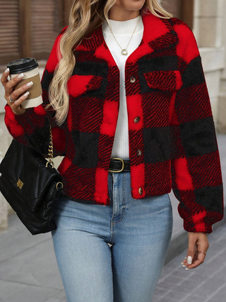 Women's Double-Sided Faux Fur Jacket Elegant Winter Coat