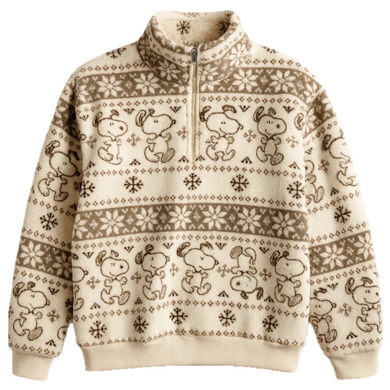 Women's Winter Half-Zip Fleece Pullover Sweatshirt