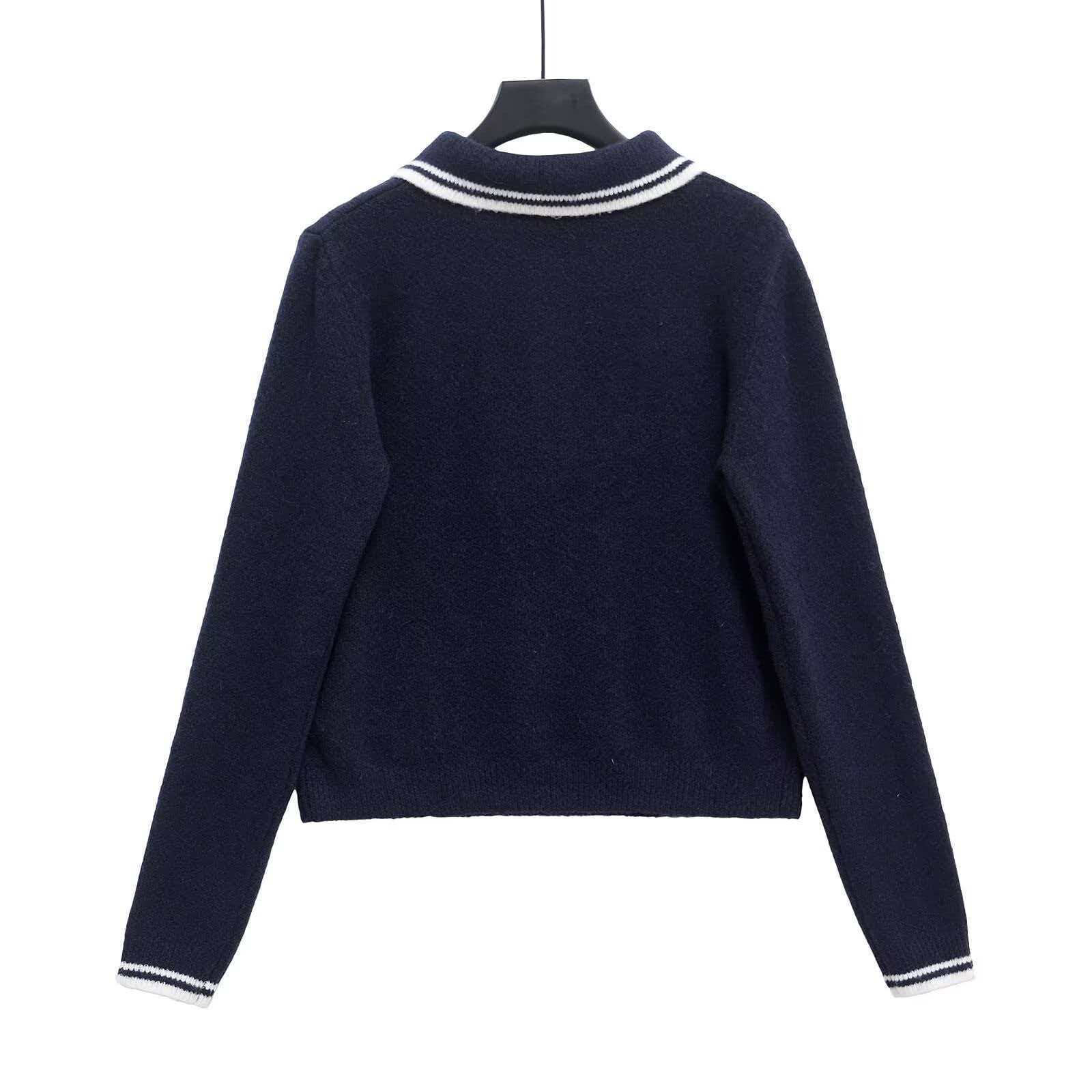 Women's Color-Block Knit Square-Neck Long-Sleeve Top