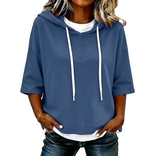 Women's Solid Print Casual Hoodie