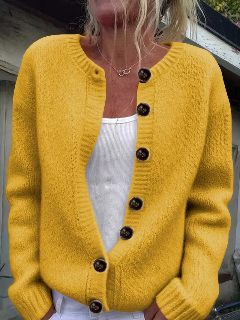 Women's Loose Knit Cardigan Sweater Coat