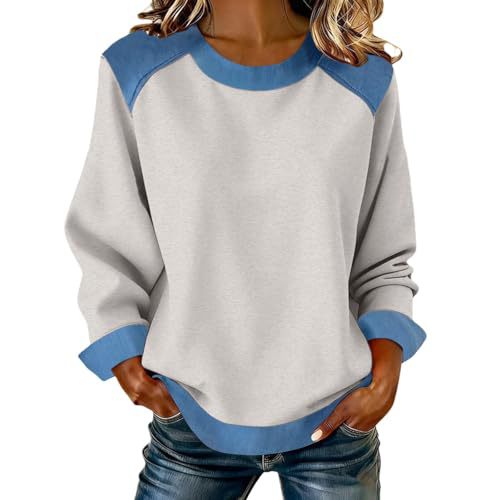 Women's Leopard Print Crewneck Sweatshirt Waffle Knit Long Sleeve