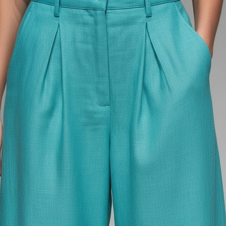 Women's Sleeveless Vest and Wide-Leg Pants Set Solid Color Two-Piece