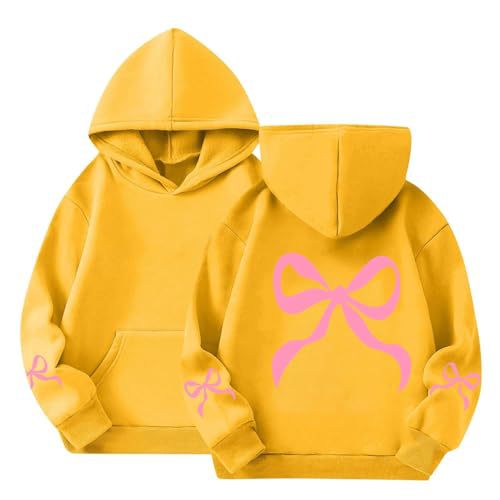 Women's Bow Ribbon Print Hoodie