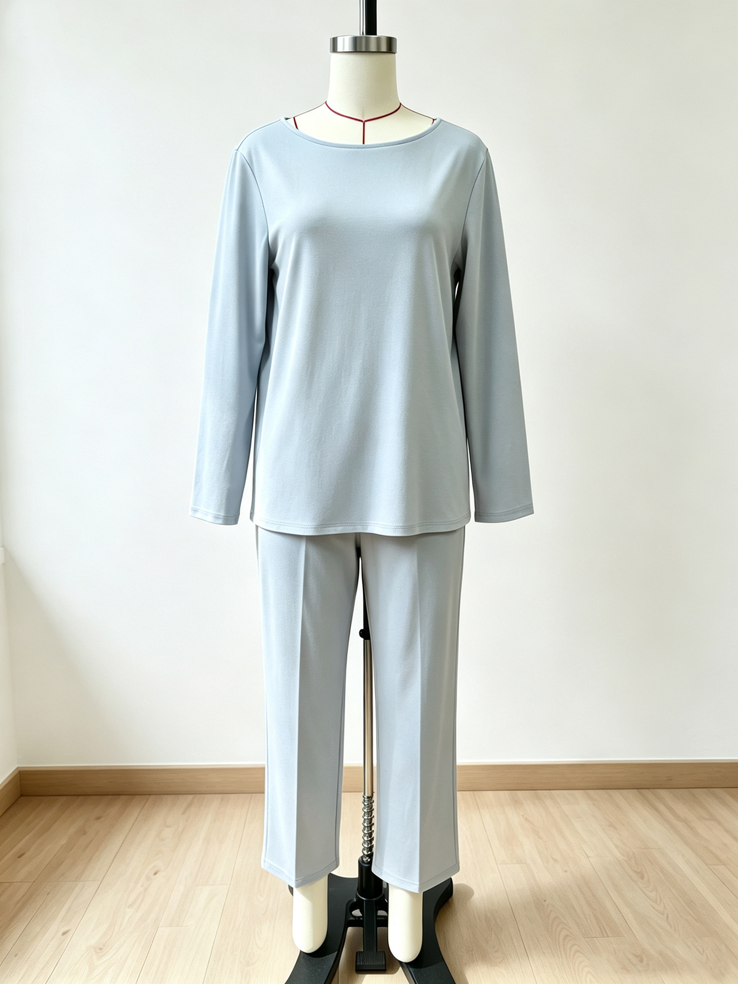 Women's Urban Long-Sleeve Top and Pants Two-Piece Set