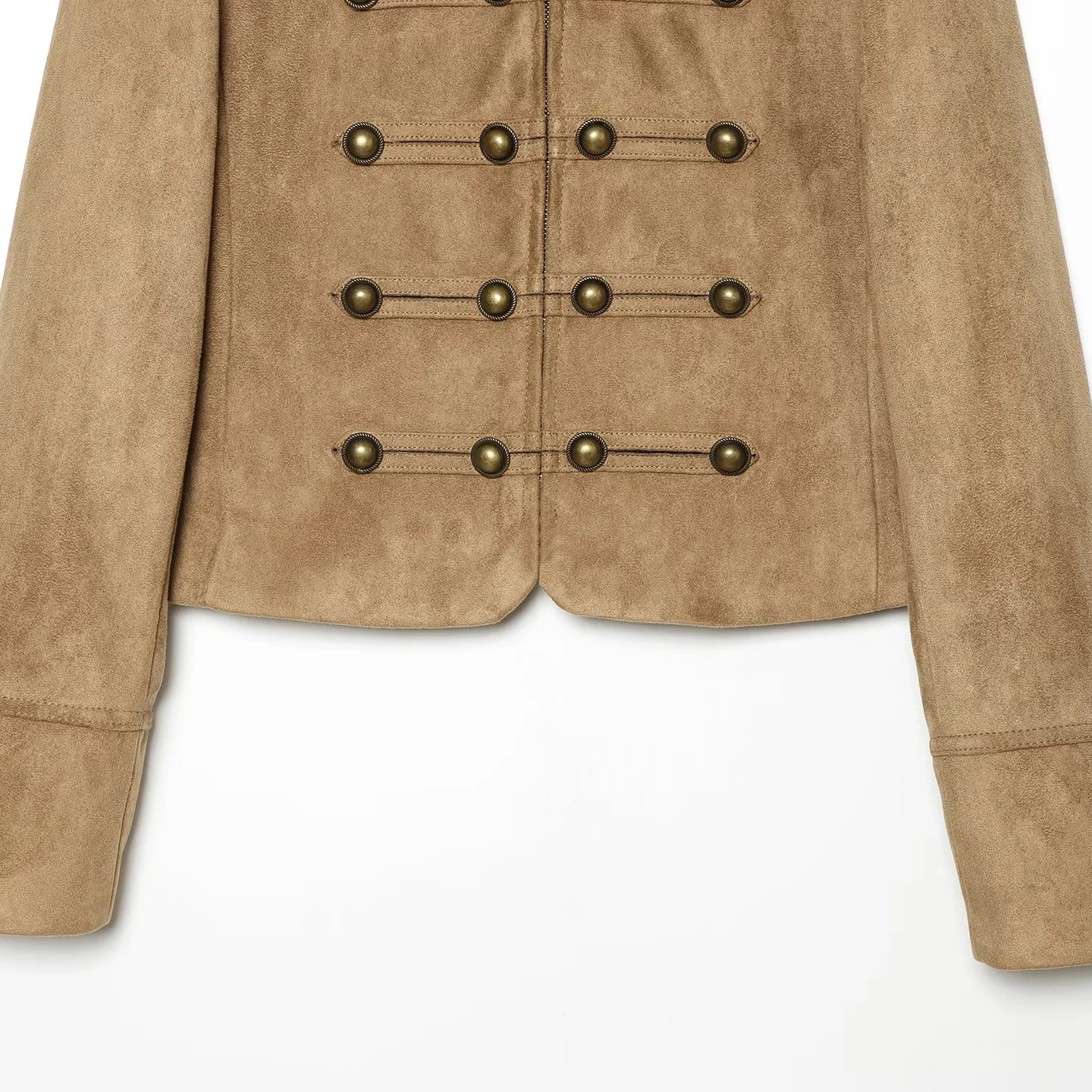 Women's Stand Collar Knot Button Jacket