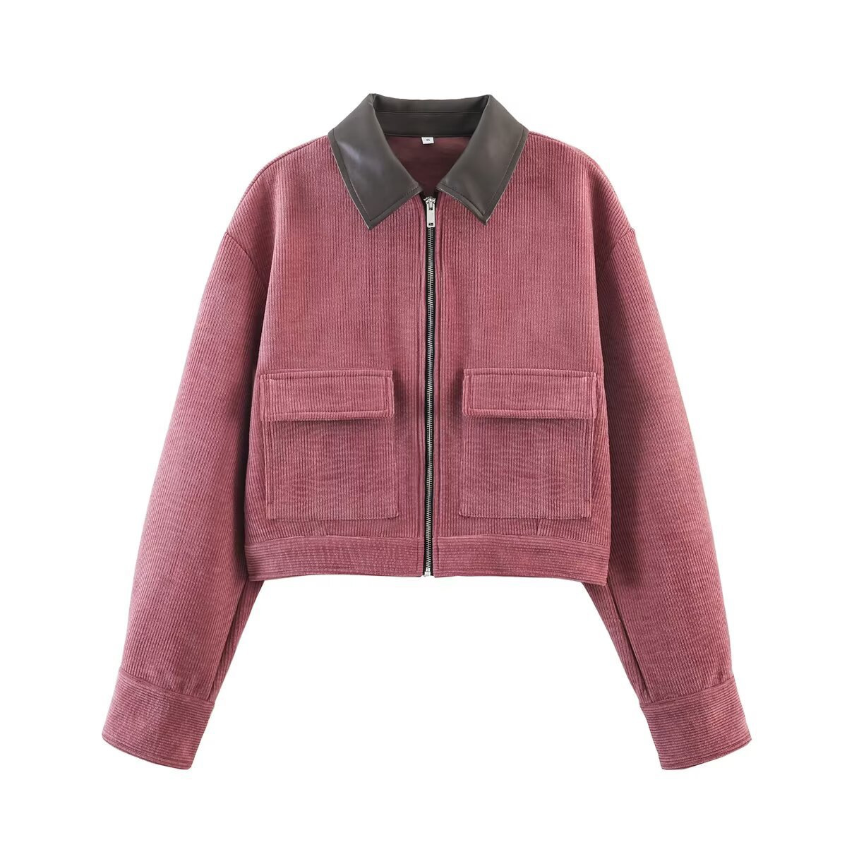 Women's American Retro Zip-Up Loose Jacket