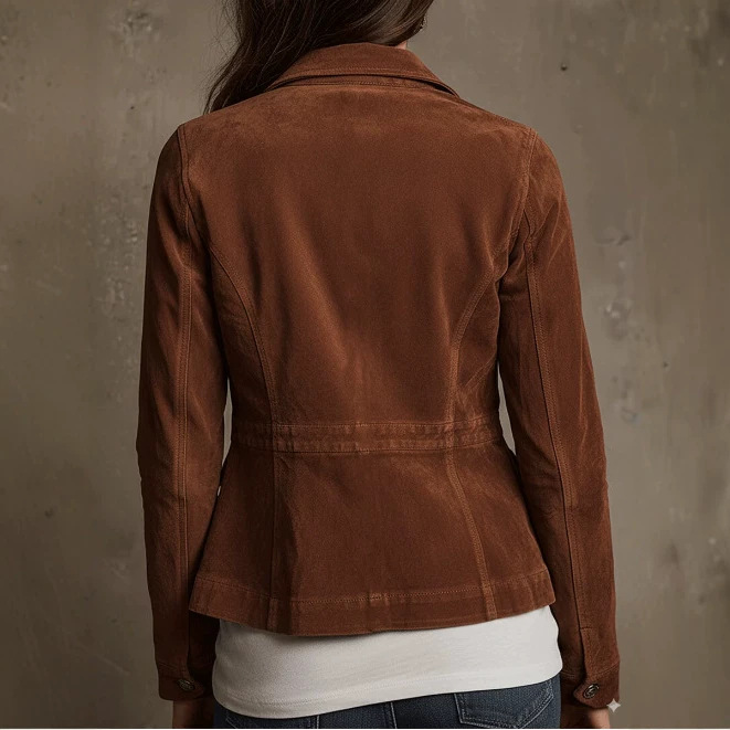 Retro Brown Multi-Pocket Jacket