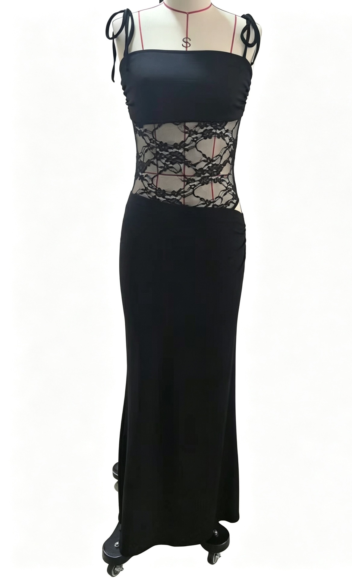 Women's Sexy Sleeveless Crop Top and Midi Skirt Set