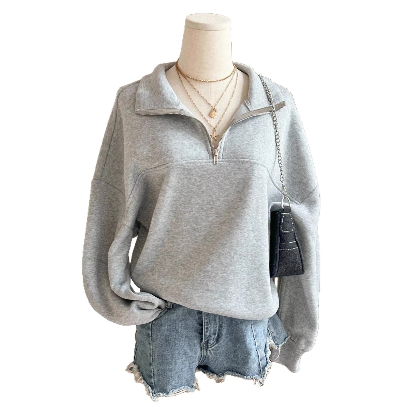 Zip-Up Hoodie Casual Comfortable Everyday Wear
