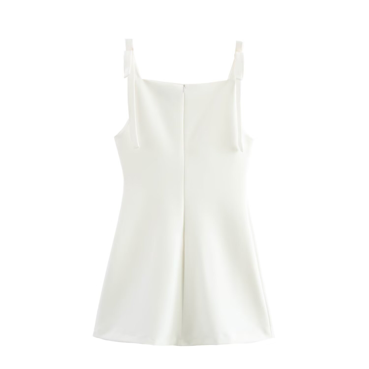 Women's Sleeveless Tie-Strap A-Line Midi Dress