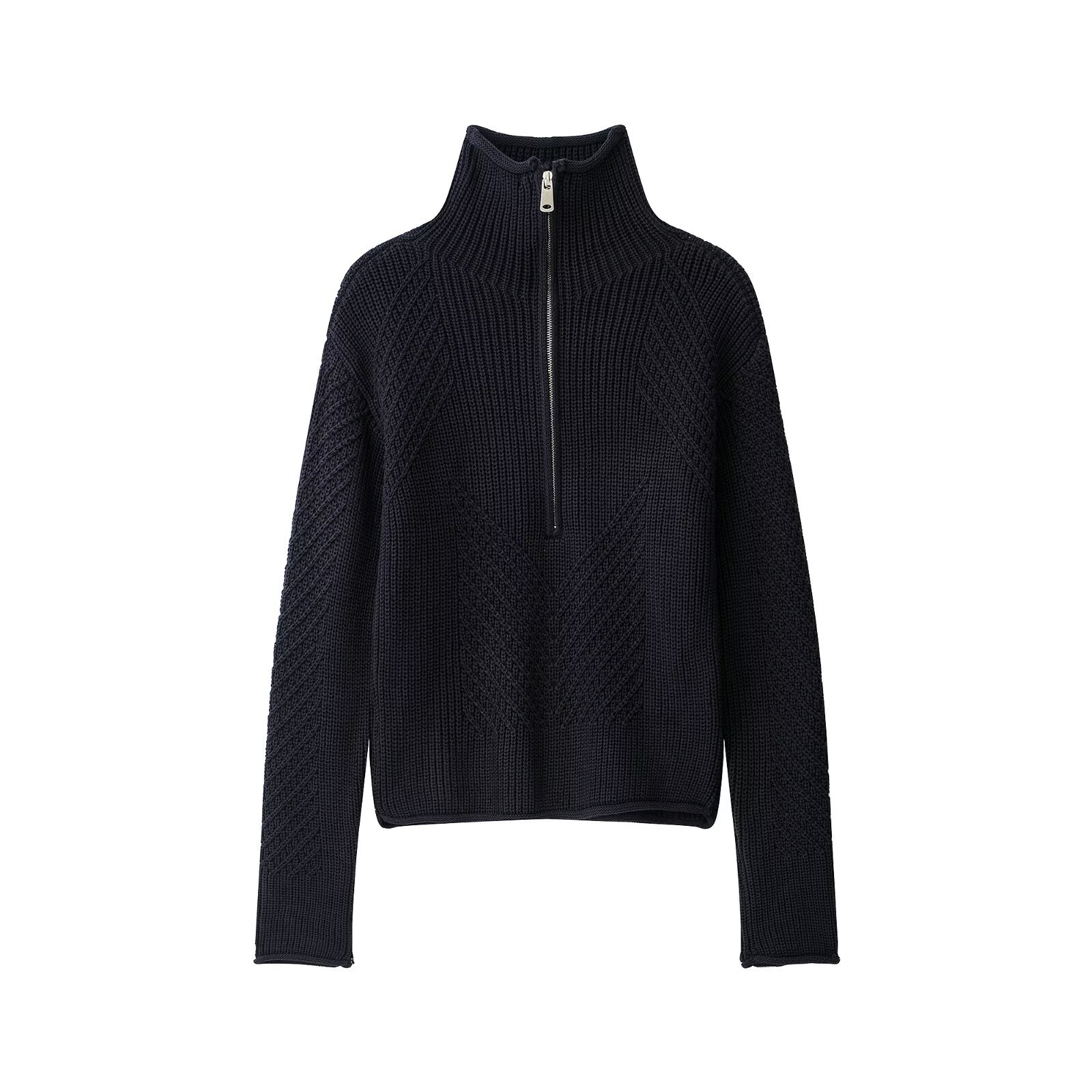 Women's Loose Knit Cardigan Sweater V-Neck Long Sleeve