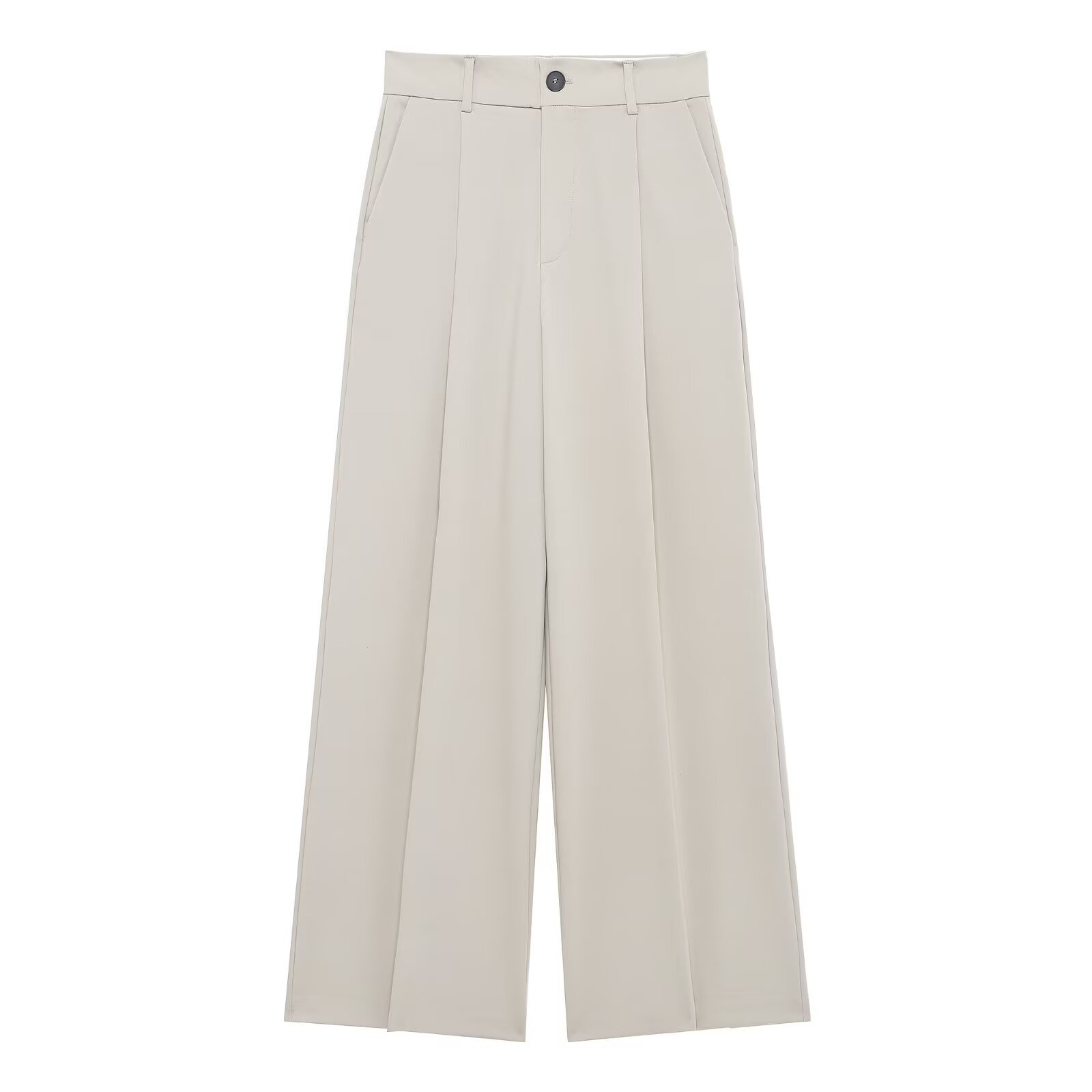 Women's Wide-Leg Straight Commuter Pants
