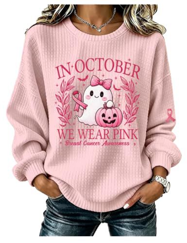 Women's Pumpkin Ribbon Halloween Print Casual Sweatshirt