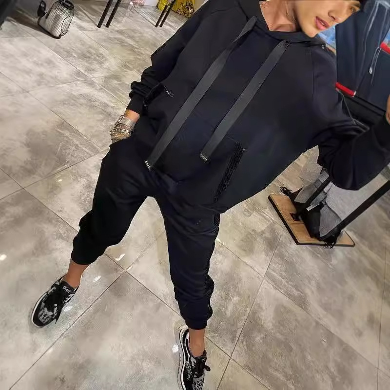 Sequin Pocket Hoodie and Jogger Set