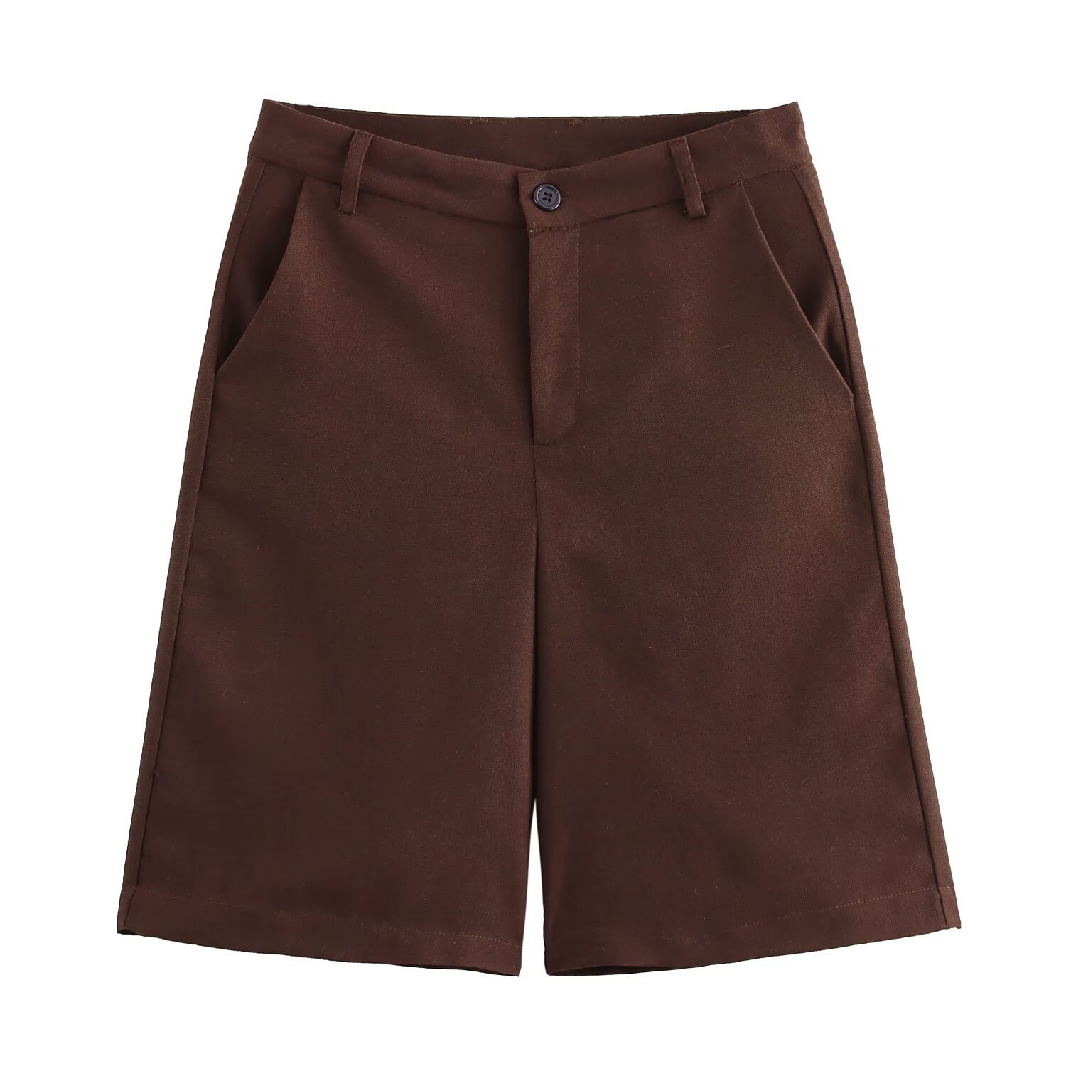 Women's Drapey Short Shirt & High-Waist Shorts Set