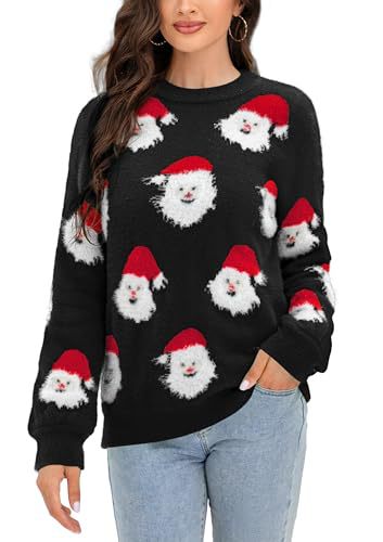 Women's Christmas Snowman Print Crewneck Sweatshirt