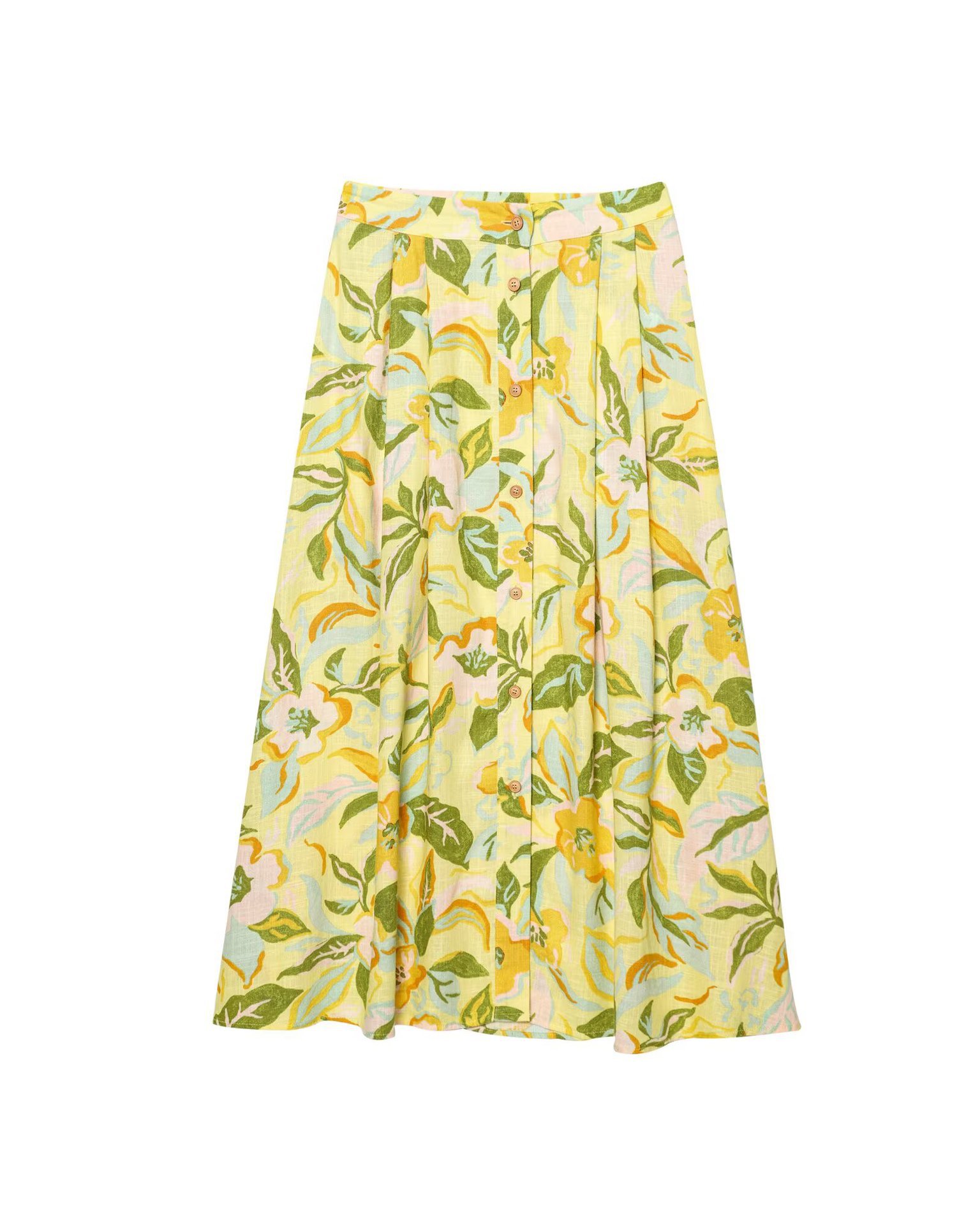 Women's Printed Cami Top and Midi Skirt Set