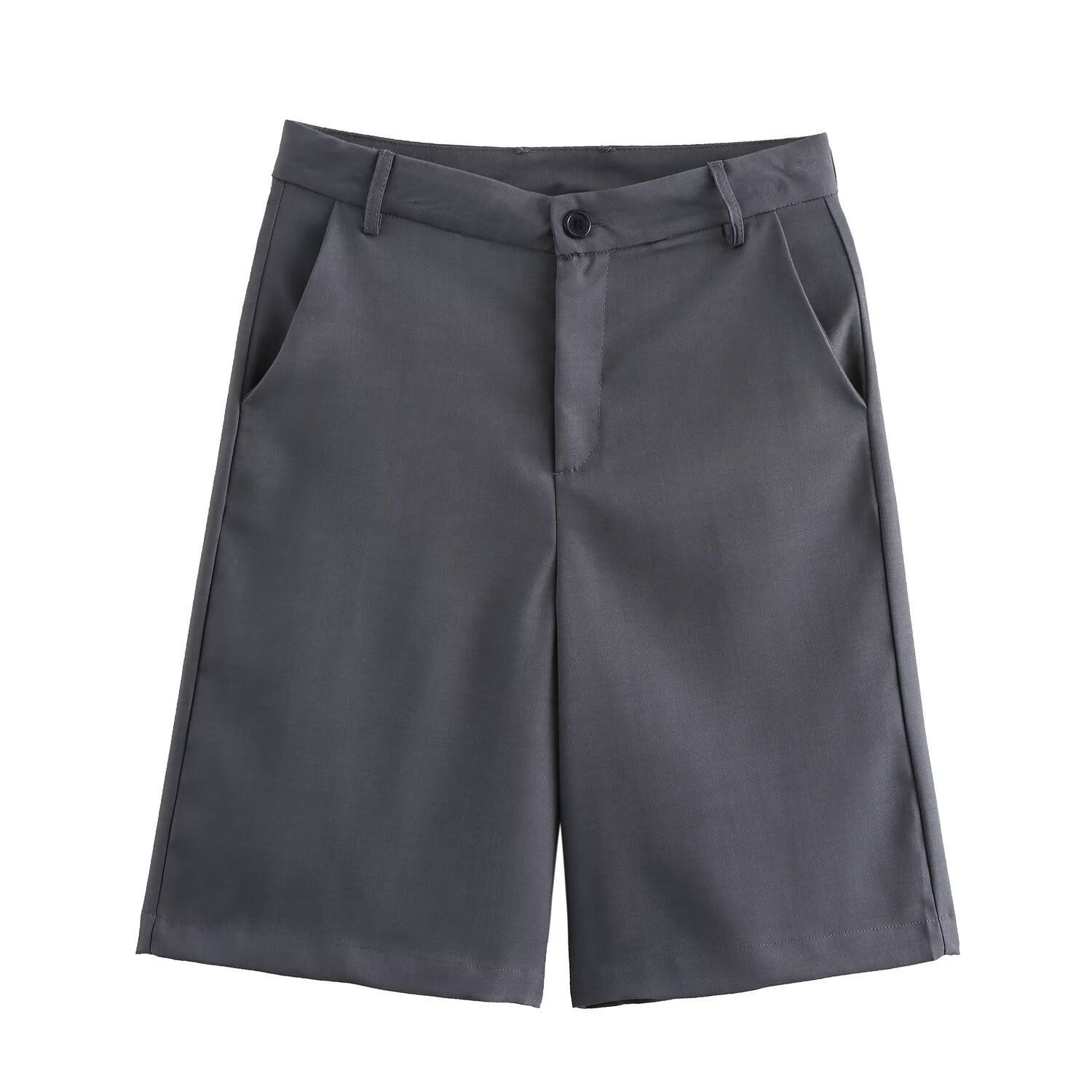 Women's Drapey Short Shirt & High-Waist Shorts Set