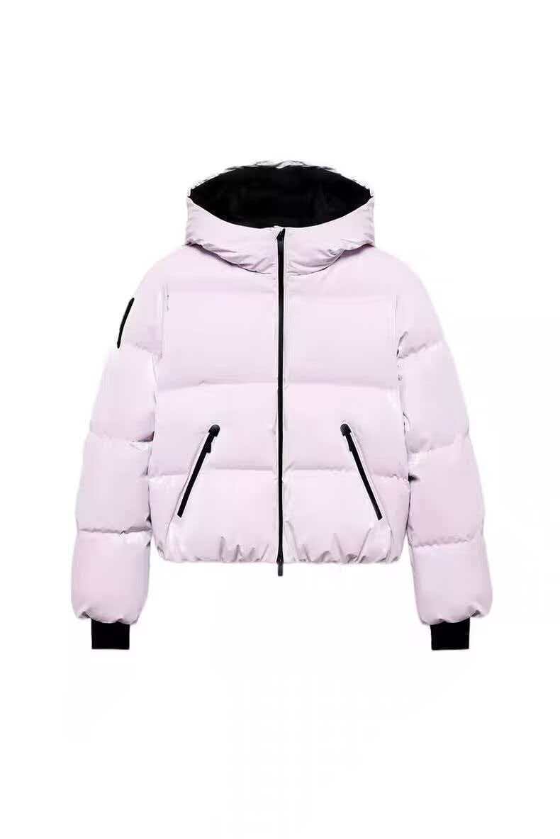 Women's Hooded Zip Puffer Ski Jacket and Pants Set