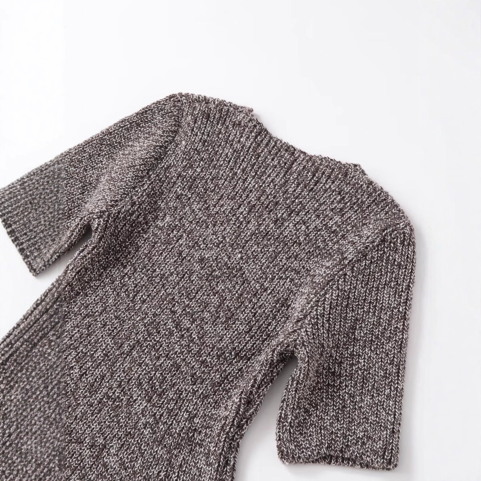 Women's Tassel Knit Round Neck Short Sleeve Top