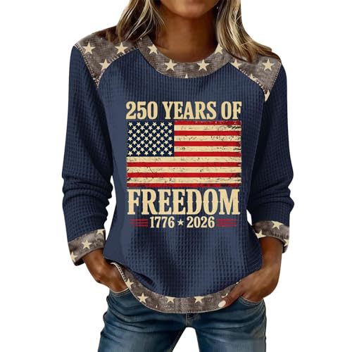 Women's Eagle Letter Print Crewneck Sweatshirt