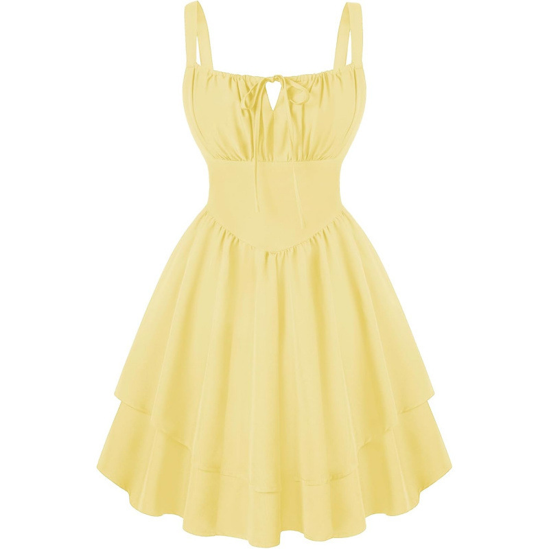 Sexy Tie-Strap Cami Dress Women's Summer Fashion