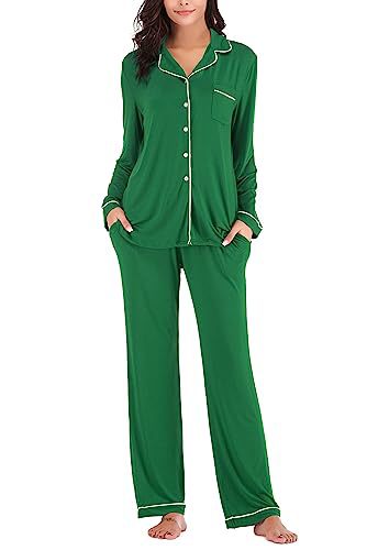 Women's Cuban Collar Printed Long Sleeve Button Set