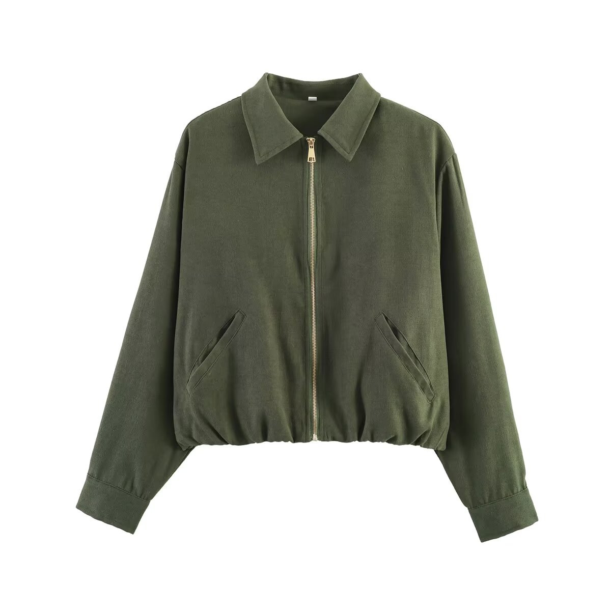 Women's Puffer Bomber Jacket and Pants Set with Collar