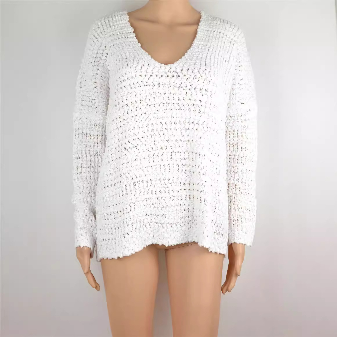 Women's Hooded Pullover Knit Sweater