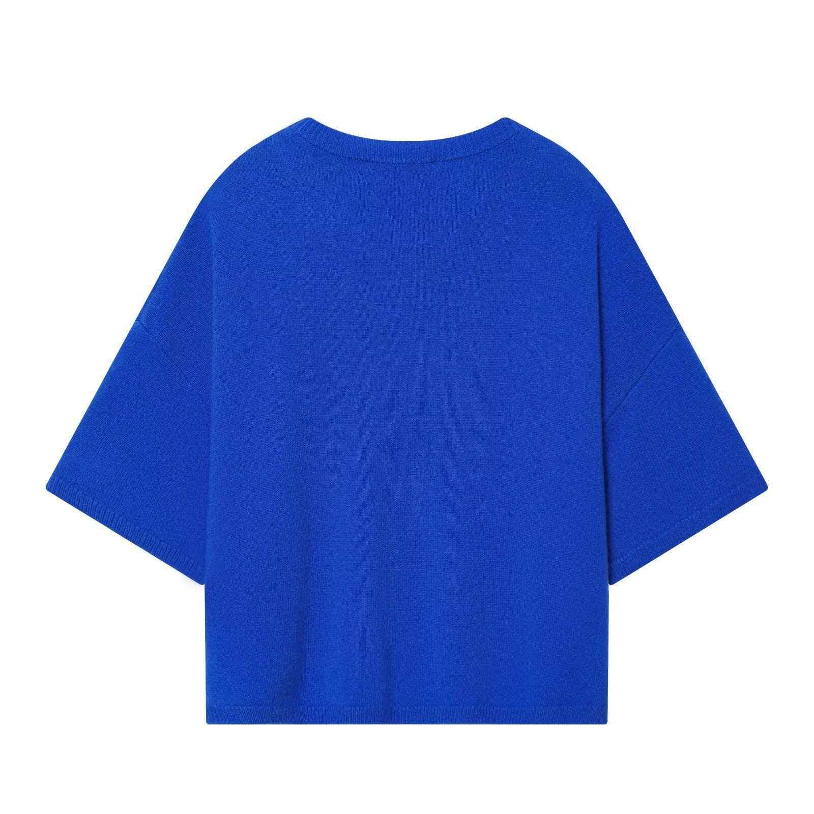 Women's Summer Crewneck Wide-Sleeve Knit Top