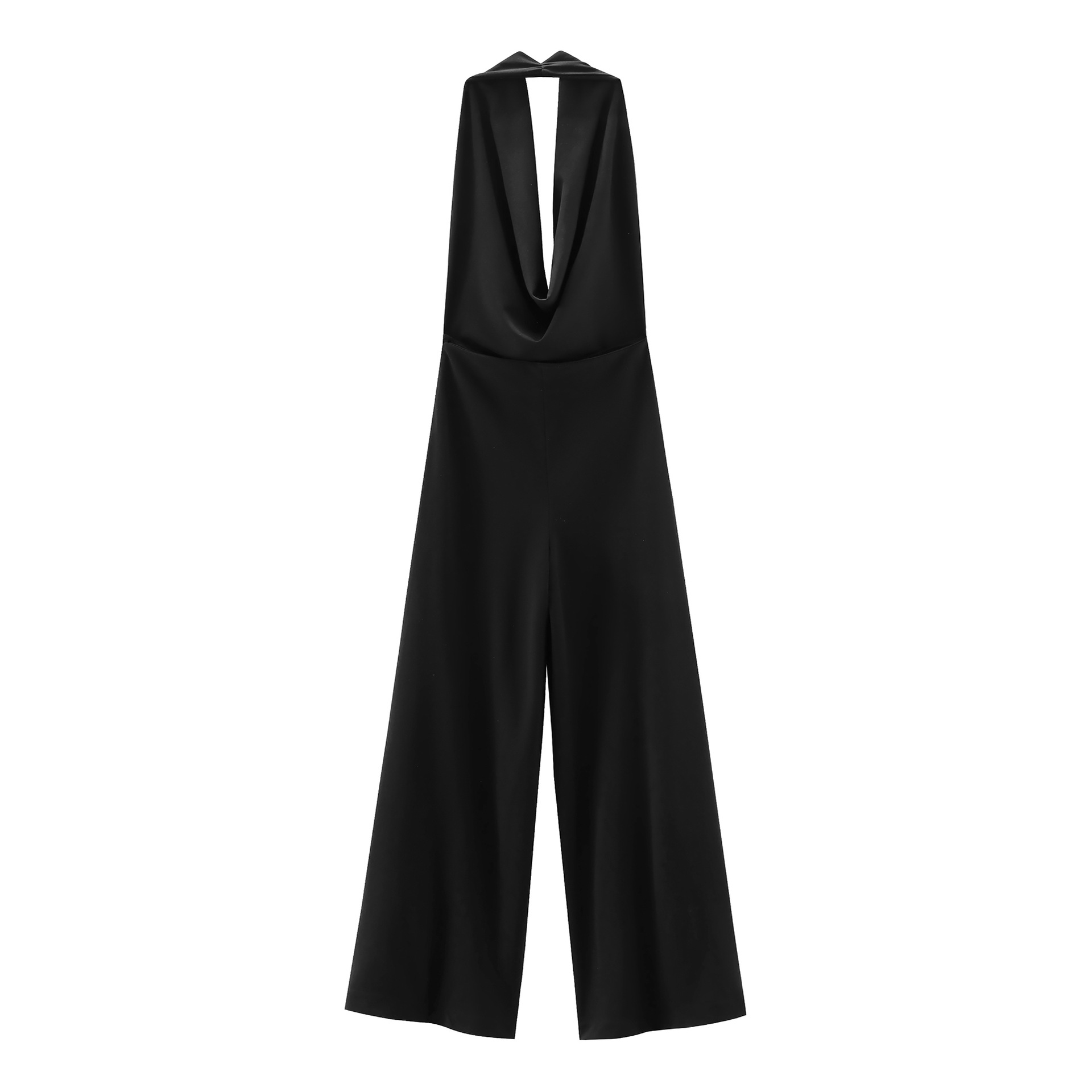Women's Summer Halter Neck Crêpe Jumpsuit