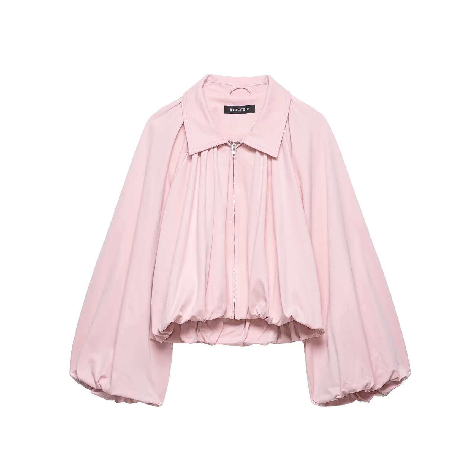Women's Simple Versatile Puffer Bomber Jacket