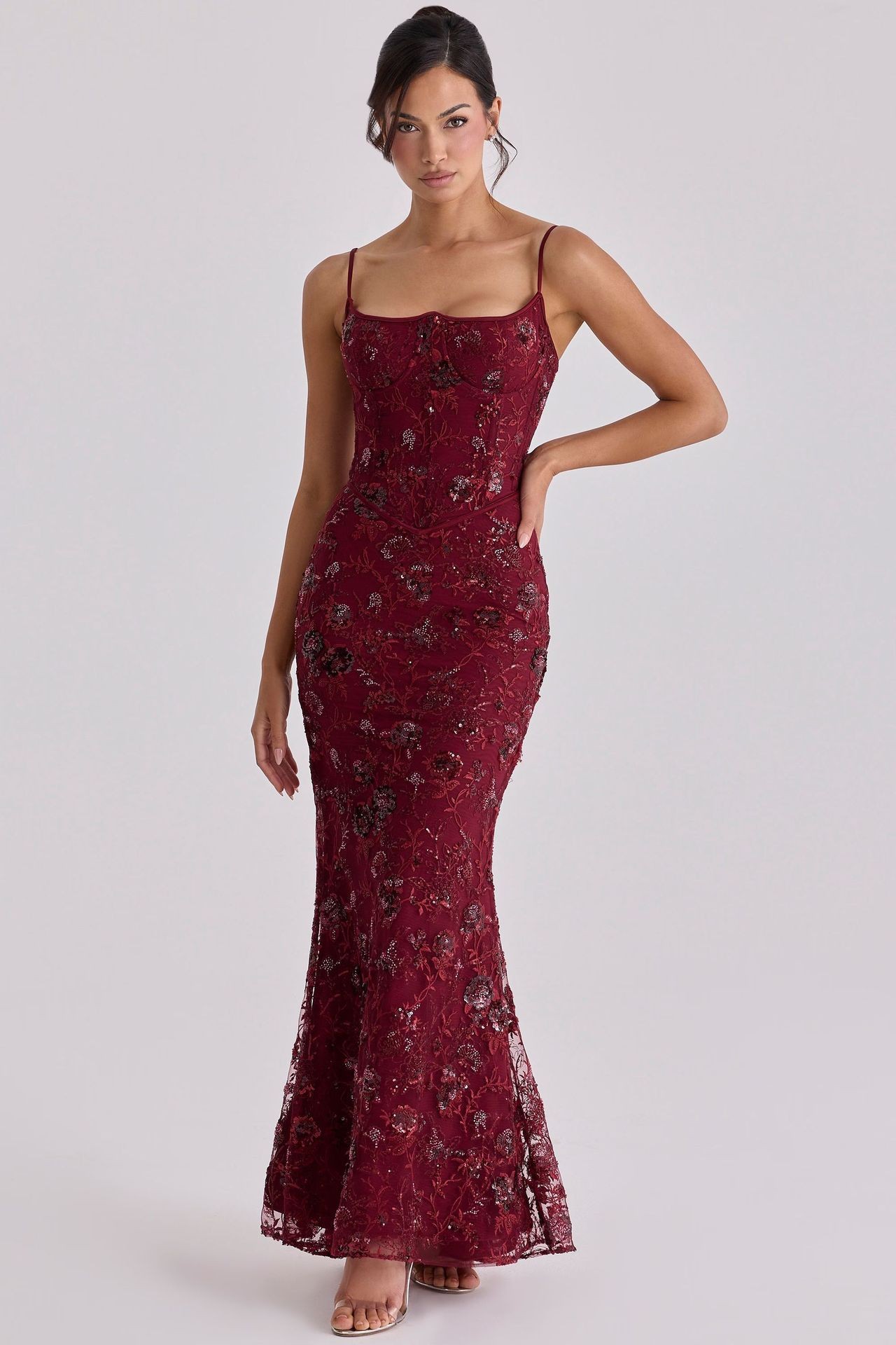 Elegant Low-Neck Sleeveless Lace-Up Backless Dress