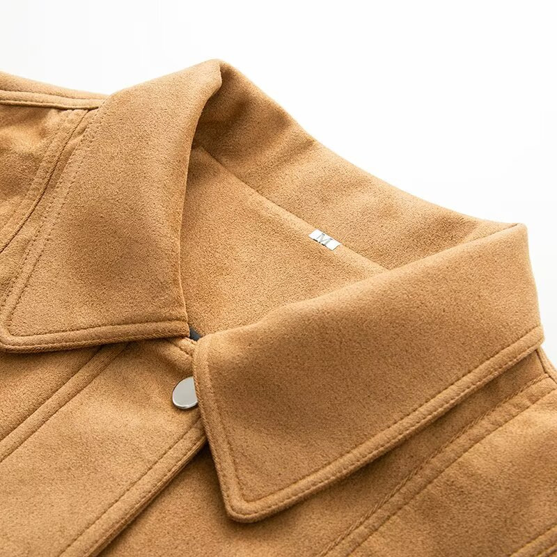 Women's Retro Moto Zip-Up Short Jacket